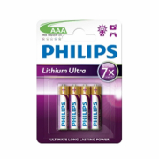 BATERIJE PHILIPS LITHIUM ULTRA AAA 4-BLISTER 1/12