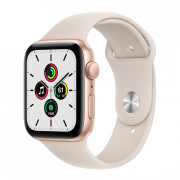 APPLE WATCH SE (V2) GPS 44MM GOLD ALUMINIUM CASE (STARLIGHT BAND) MKQ53SE/A
