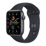 APPLE WATCH SE (V2) GPS 44MM SPACE GREY ALUMINIUM CASE (MIDNIGHT BAND) MKQ63SE/A