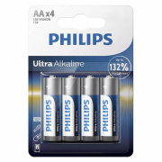 BATERIJE PHILIPS ULTRA ALKALINE AA 4-BLISTER 1/12