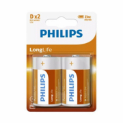 BATERIJE PHILIPS LONGLIFE D 2-BLISTER 1/12