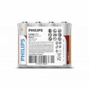 BATERIJE PHILIPS LONGLIFE AA 4-FOIL 1/12